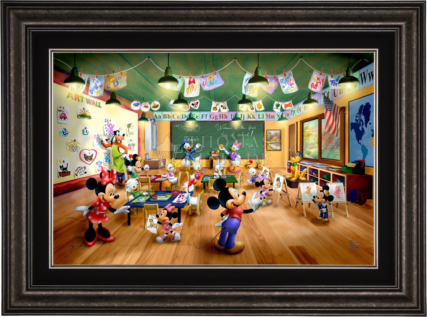 Disney Mickey and Minnie Schoolhouse - Jewel Edition Art