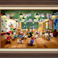 Disney Mickey and Minnie Schoolhouse - Jewel Edition Art