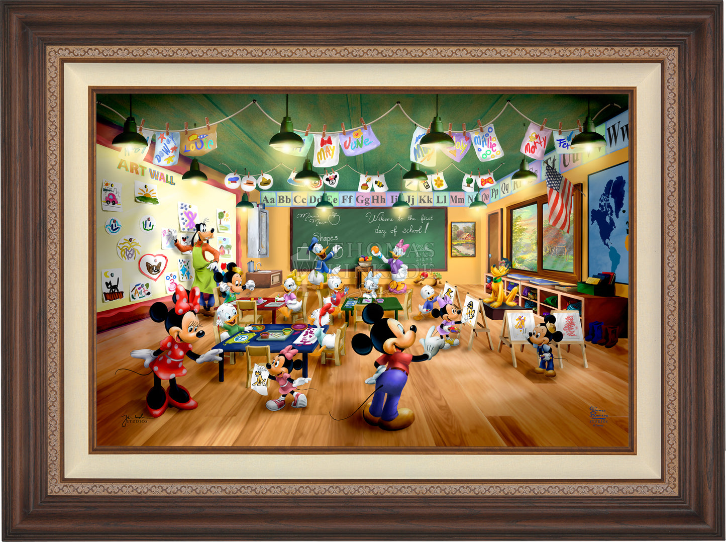 Disney Mickey and Minnie Schoolhouse - Jewel Edition Art