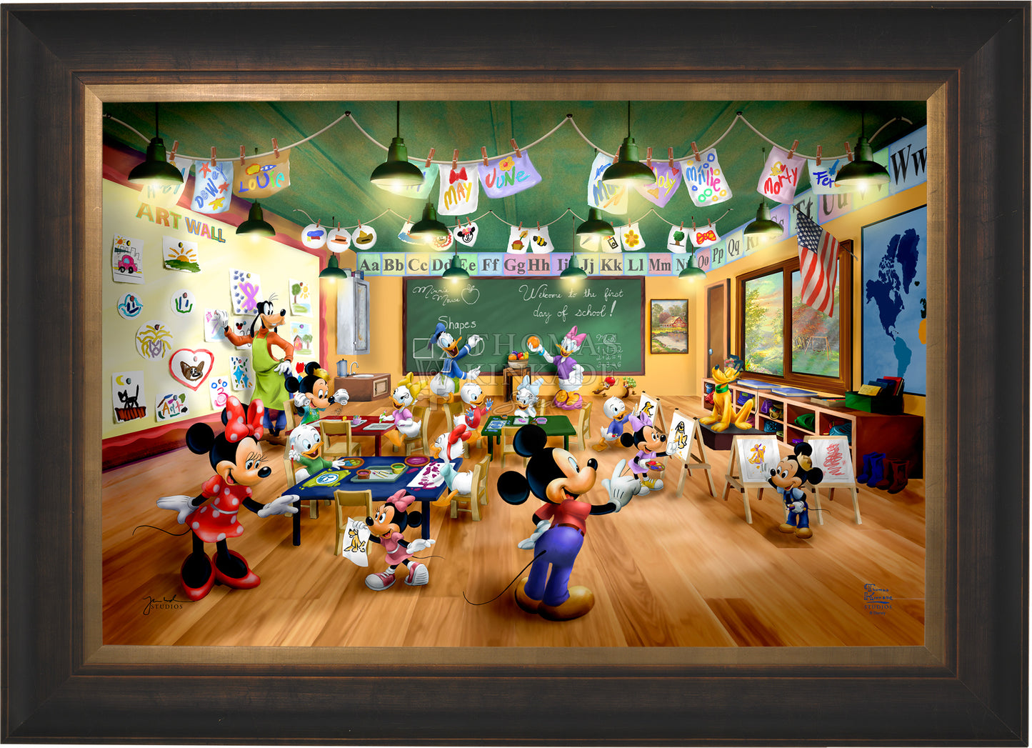 Disney Mickey and Minnie Schoolhouse - Jewel Edition Art