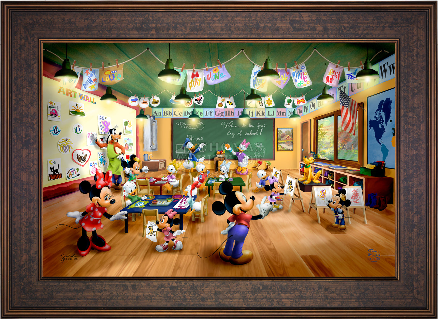 Disney Mickey and Minnie Schoolhouse - Jewel Edition Art