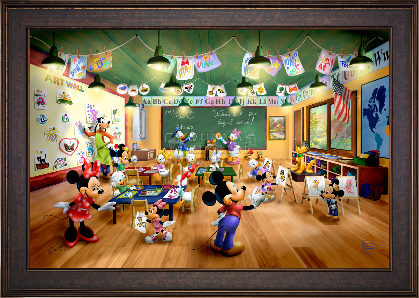 Disney Mickey and Minnie Schoolhouse - Jewel Edition Art