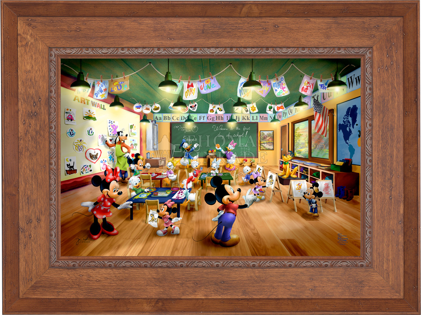 Disney Mickey and Minnie Schoolhouse - Jewel Edition Art