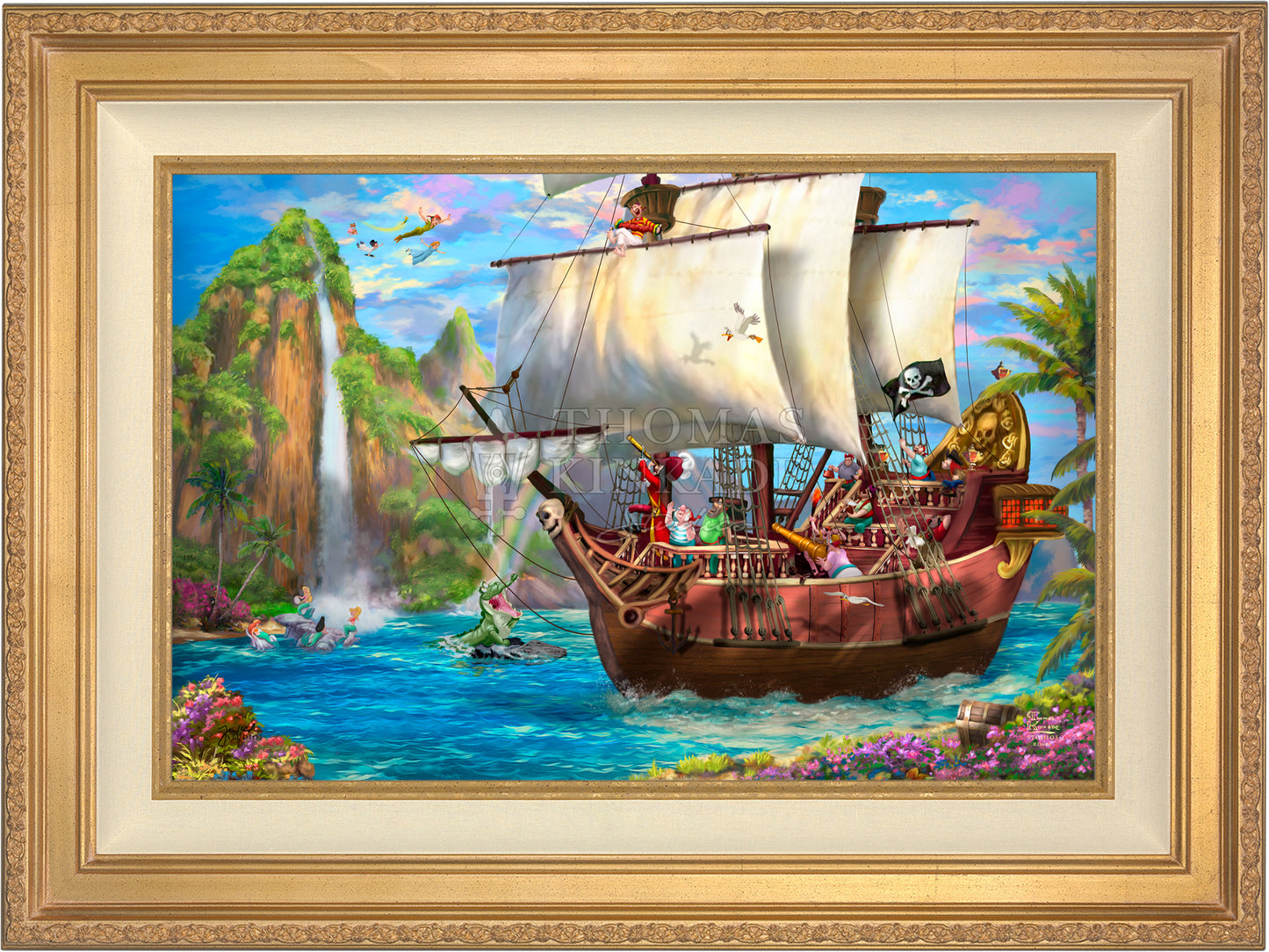 Disney Captain Hook's Never Land Voyage - Limited Edition Canvas