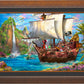 Disney Captain Hook's Never Land Voyage - Limited Edition Canvas
