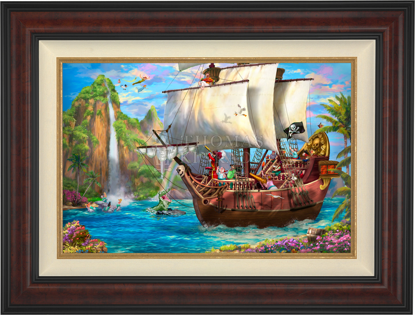 Disney Captain Hook's Never Land Voyage - Limited Edition Canvas