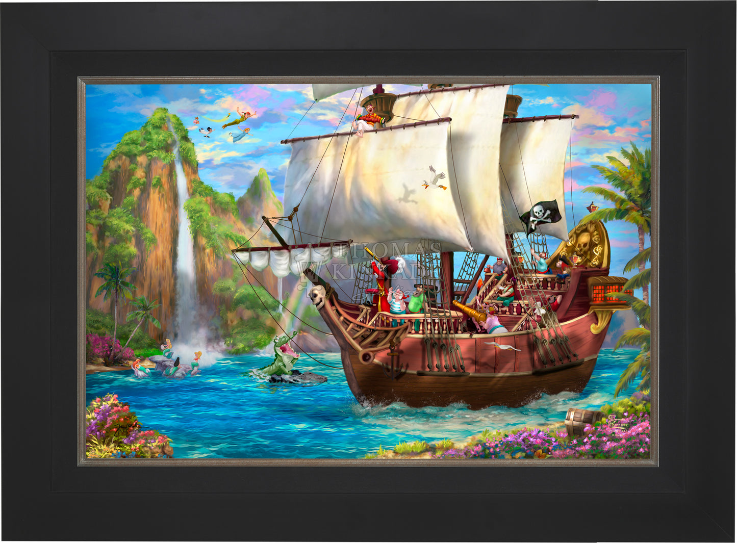 Disney Captain Hook's Never Land Voyage - Limited Edition Canvas