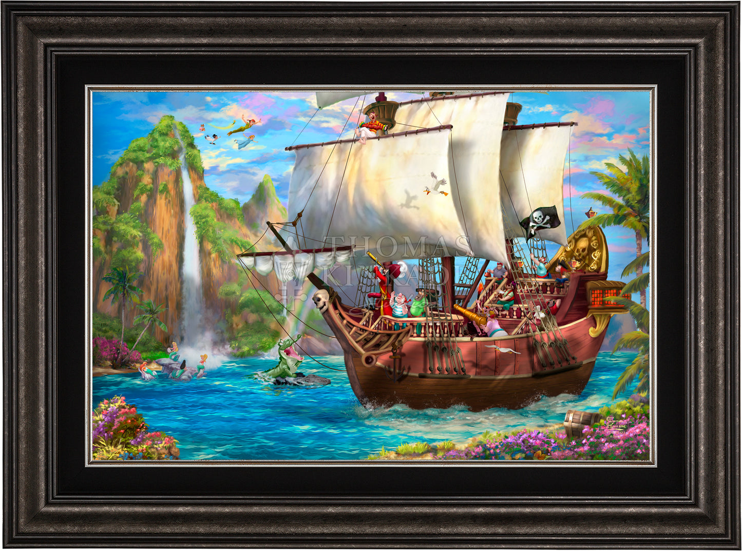 Disney Captain Hook's Never Land Voyage - Limited Edition Canvas