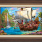 Disney Captain Hook's Never Land Voyage - Limited Edition Canvas