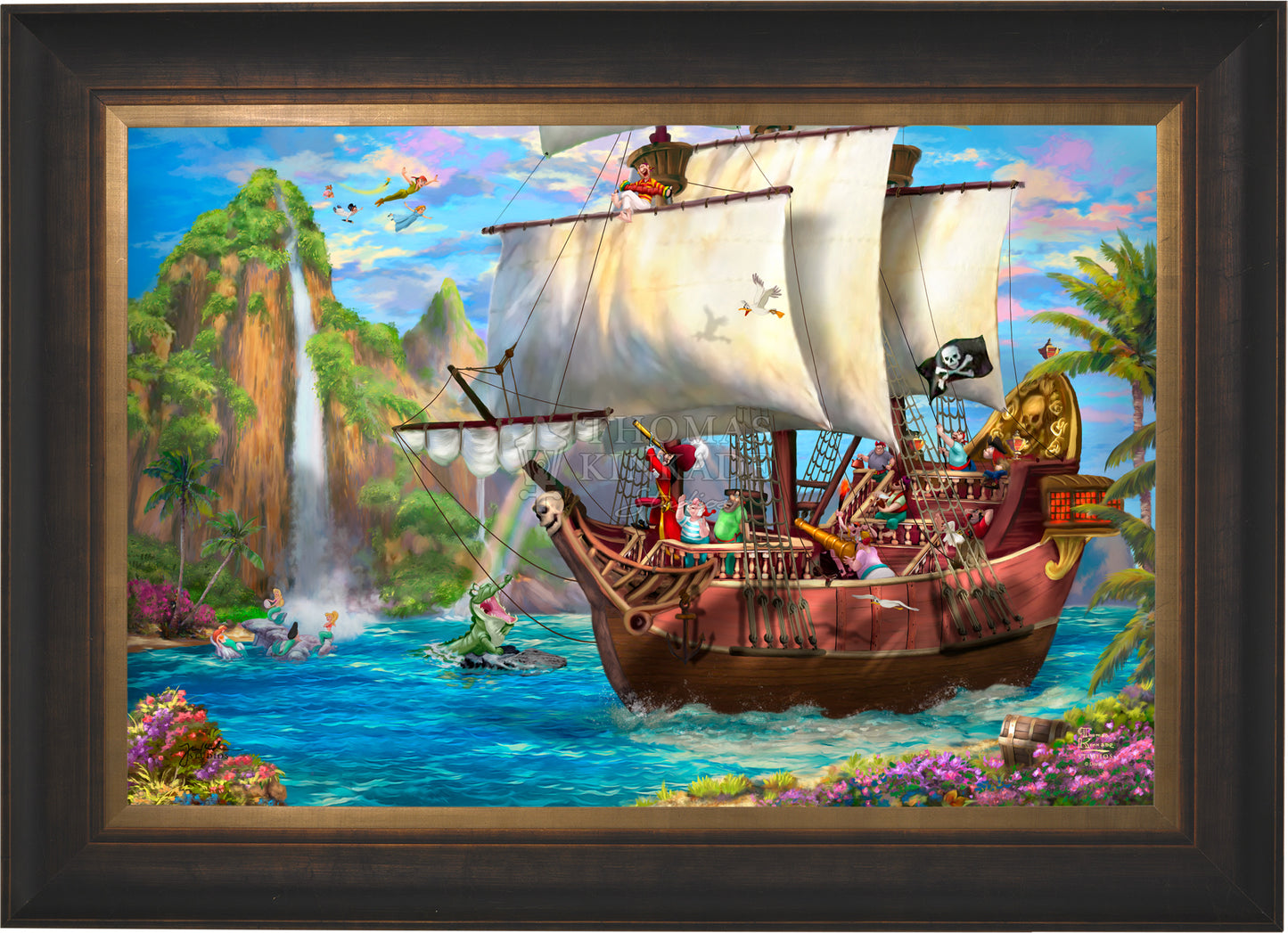 Disney Captain Hook's Never Land Voyage - Limited Edition Canvas