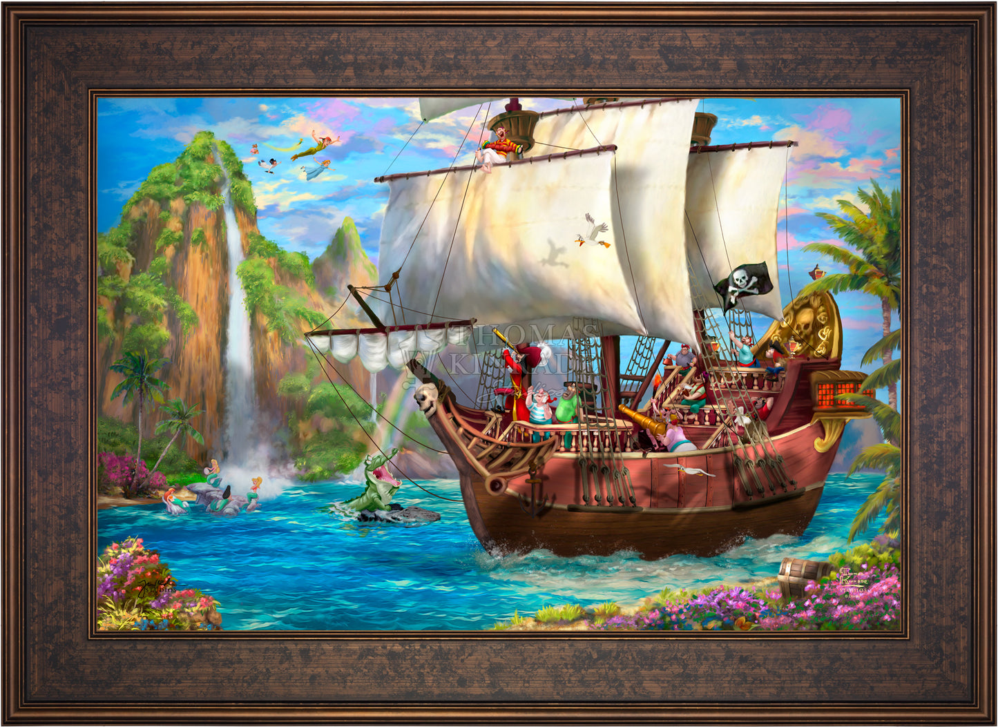 Disney Captain Hook's Never Land Voyage - Jewel Edition Art