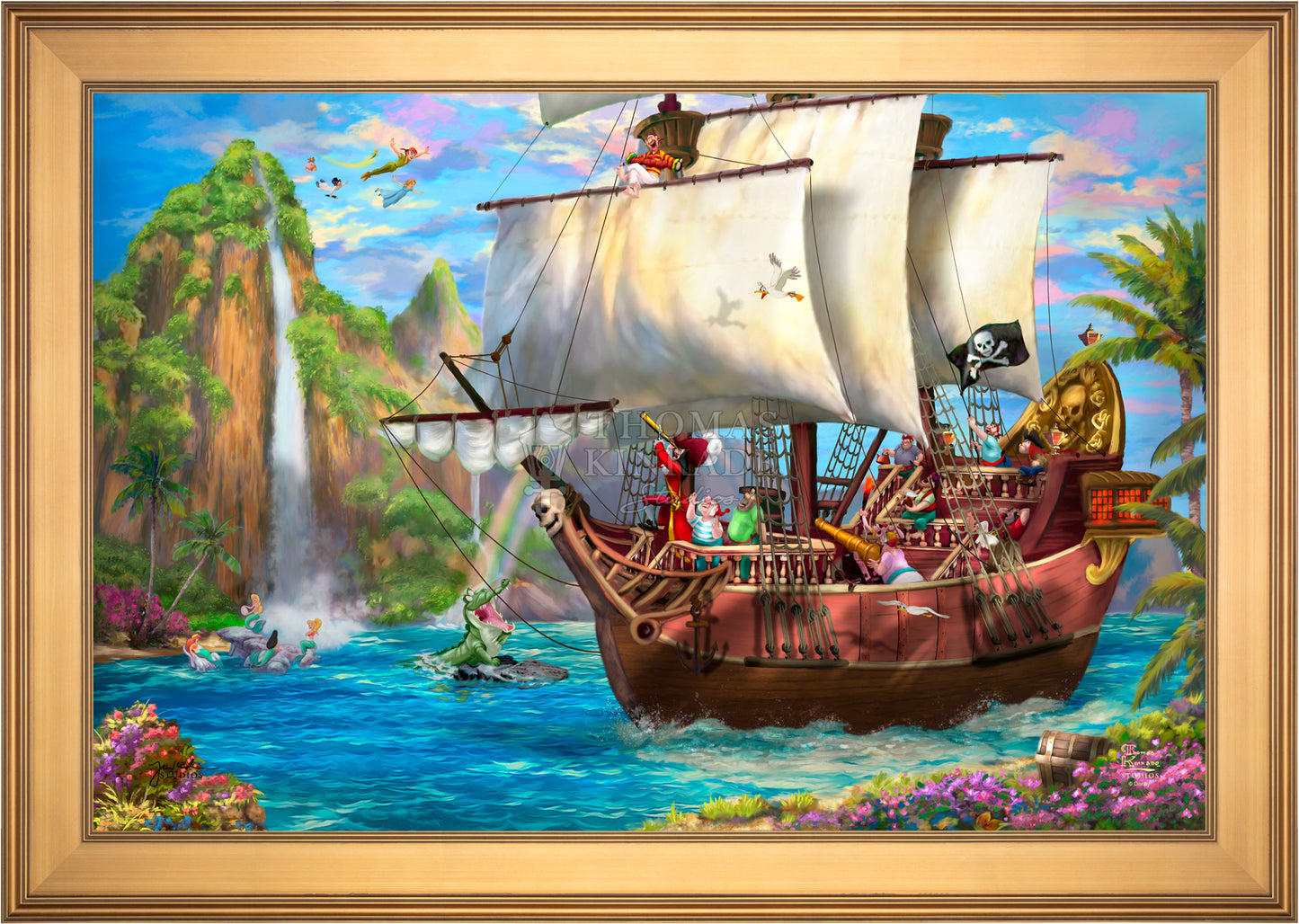 Disney Captain Hook's Never Land Voyage - Jewel Edition Art