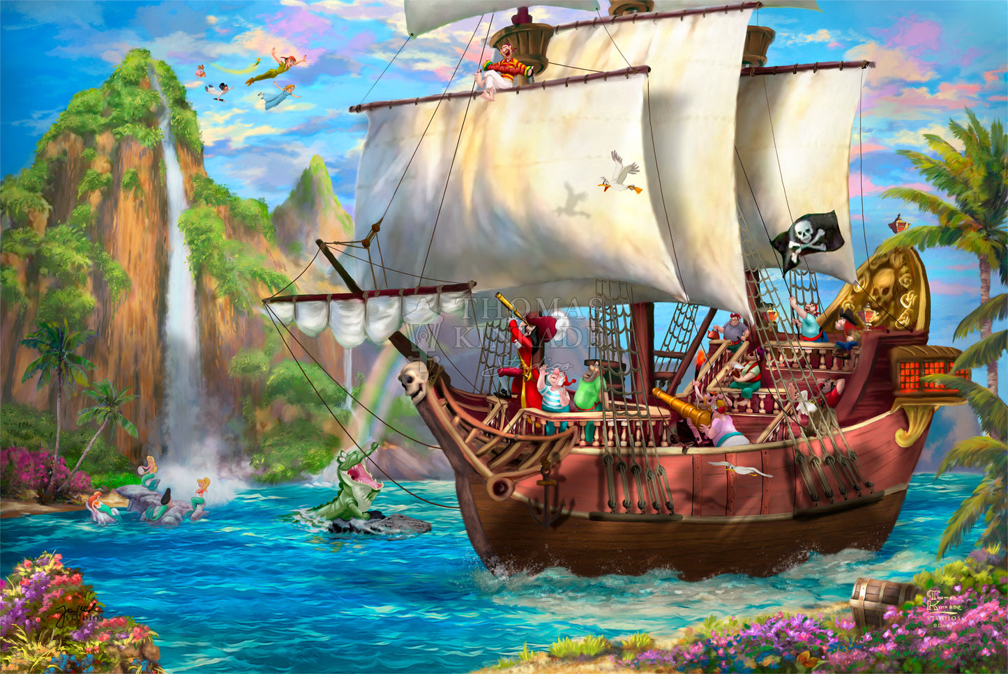 Disney Captain Hook's Never Land Voyage - Jewel Edition Art