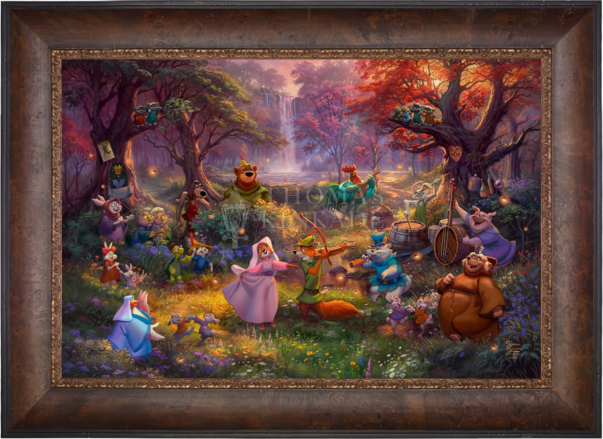 【ディズニー】ロビンフッド 複製原画 アート ディズニー】ロビンフッド 複製原画 アート