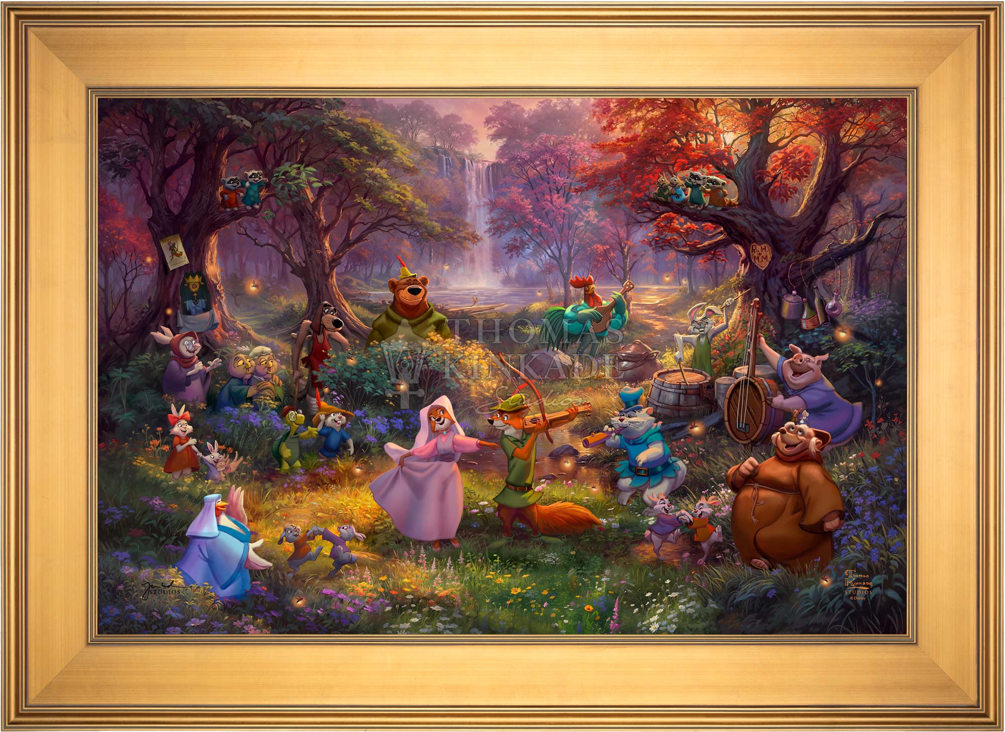 【ディズニー】ロビンフッド 複製原画 アート Disney Robin Hood - Jewel Edition Art Jewel Edition Art From