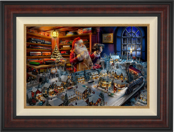 Santa's Final Touch - A Lionel Legacy - Limited Edition Canvas