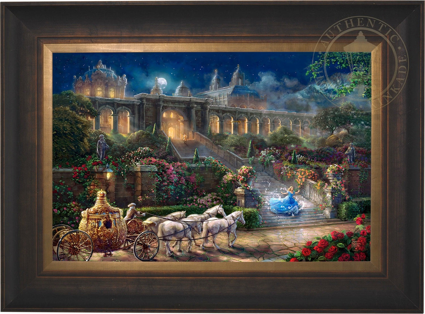 Disney Clock Strikes Midnight - Limited Edition Canvas