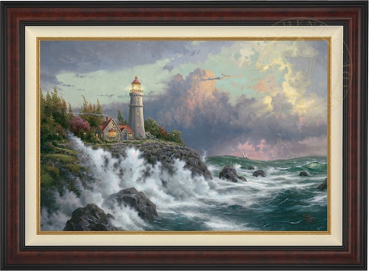 *RARE* Conquering the Storms Canvas Burl 28" x 42" #20