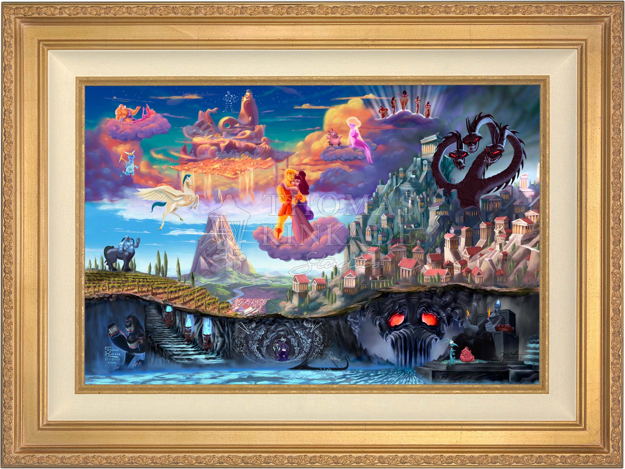 Disney Hercules - Limited Edition Canvas – Thomas Kinkade Studios