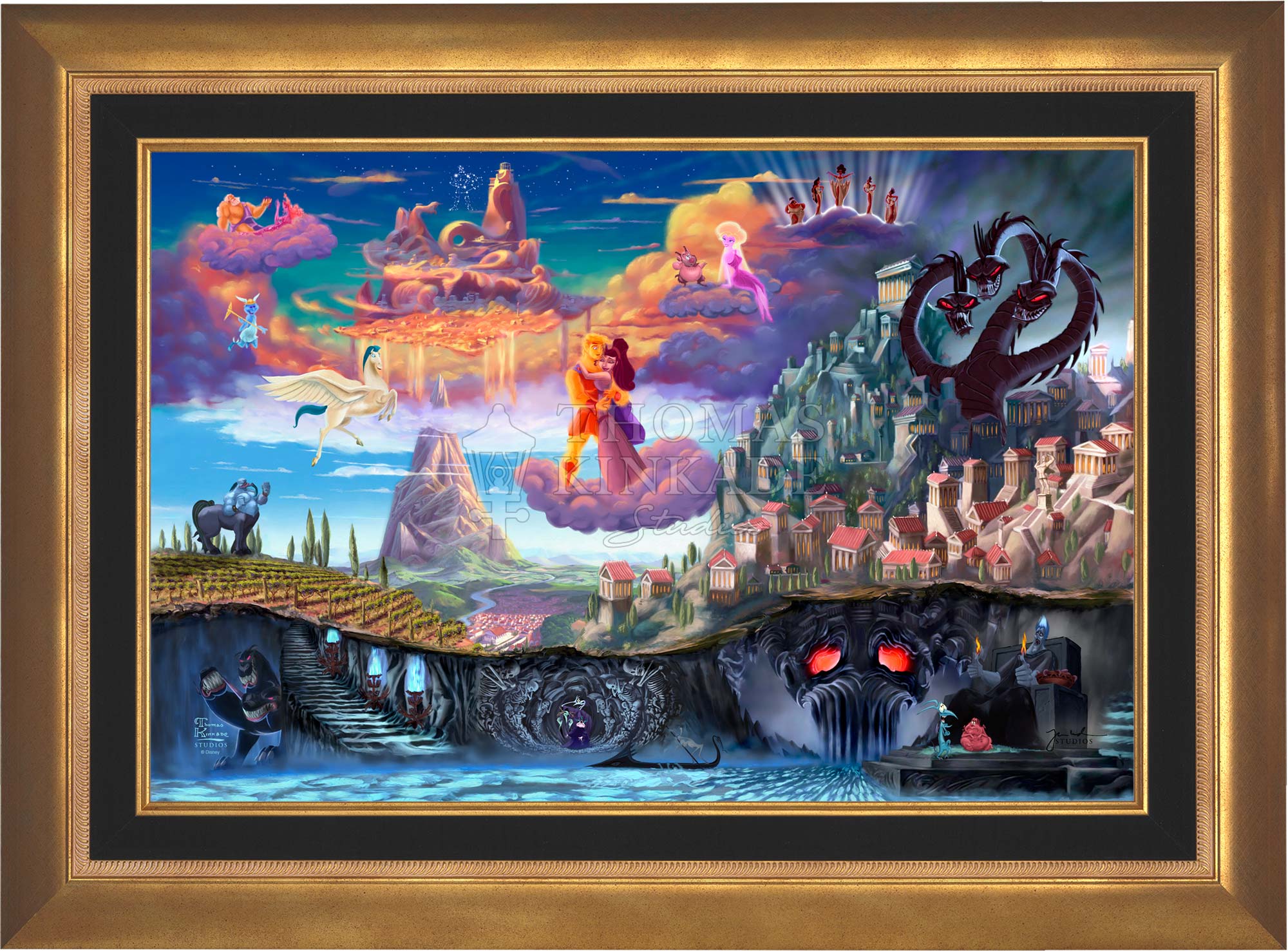 The Art of Hercules　Disney Editions Disney Hercules - Jewel Edition Art – Thomas Kinkade Studios