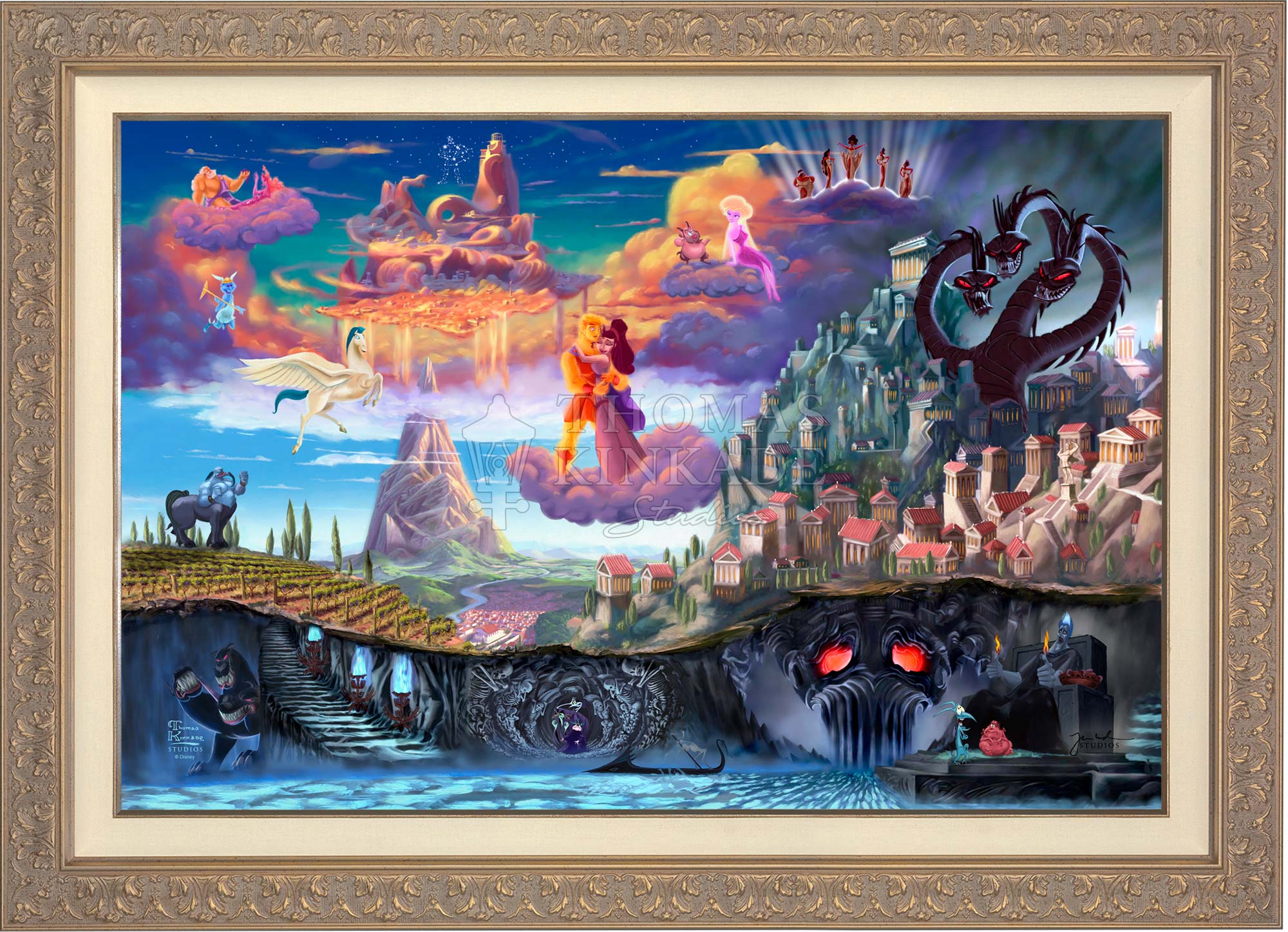 Disney Hercules - Limited Edition Canvas – Thomas Kinkade Studios