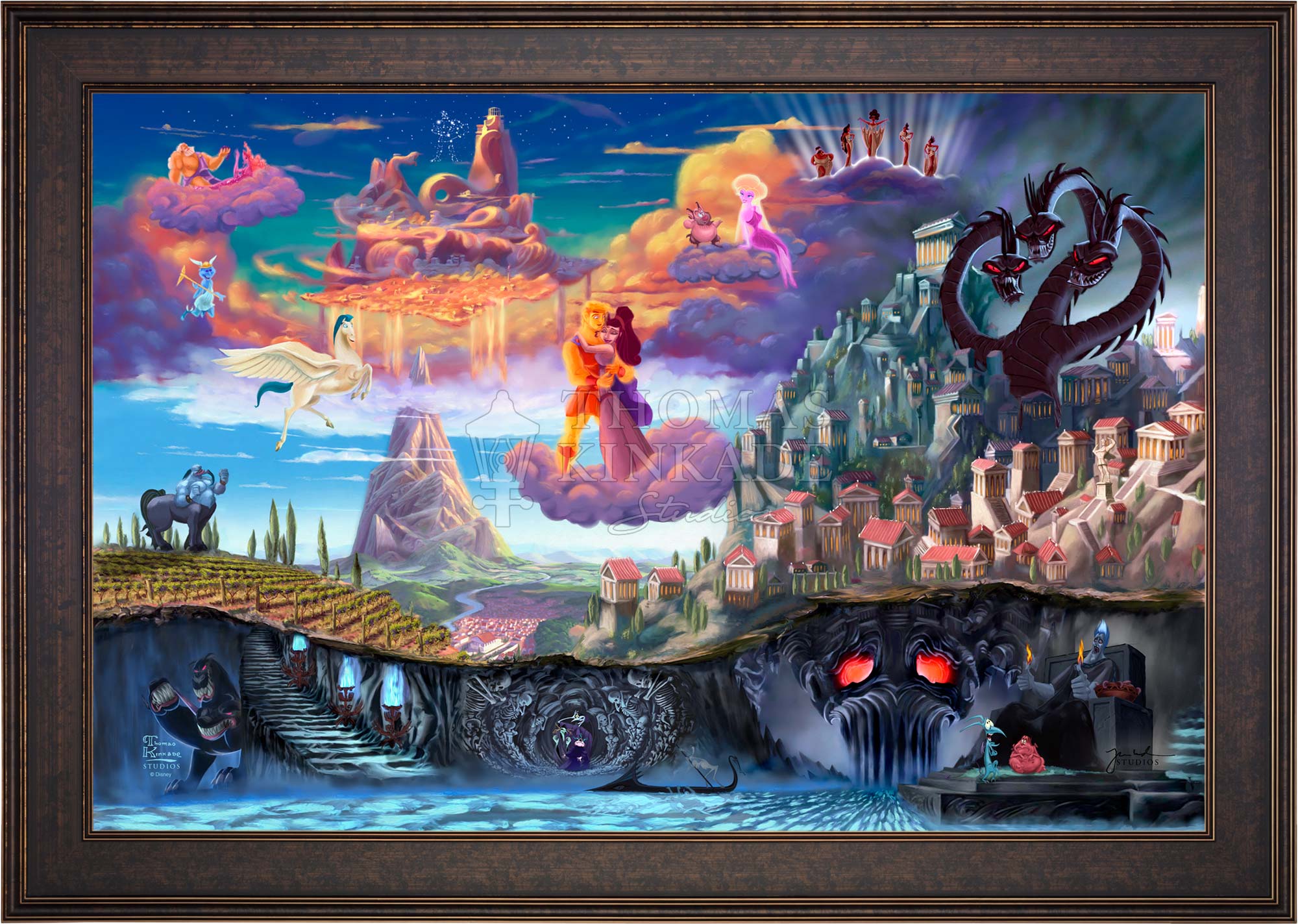 The Art of Hercules　Disney Editions Disney's Hercules little library mouse works 4 Box book Set, Paint