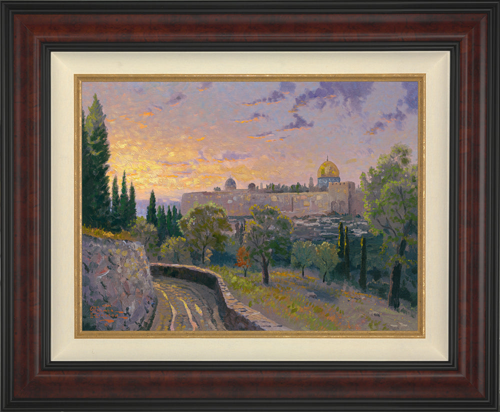 *RARE* Jerusalem Sunset Artist Proof Canvas Burl 18" x 24" #1