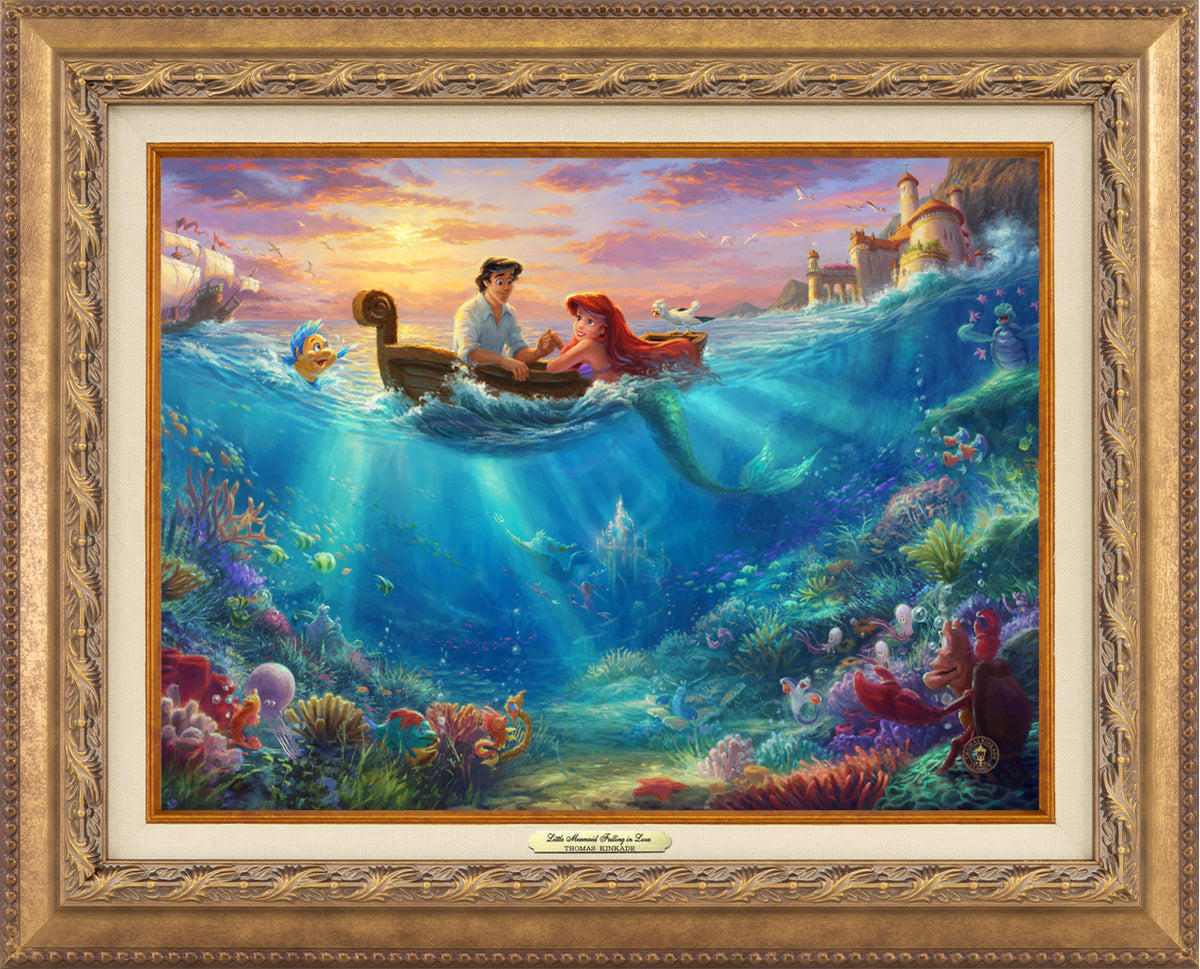 Disney The Little Mermaid Falling in Love - Canvas Classics