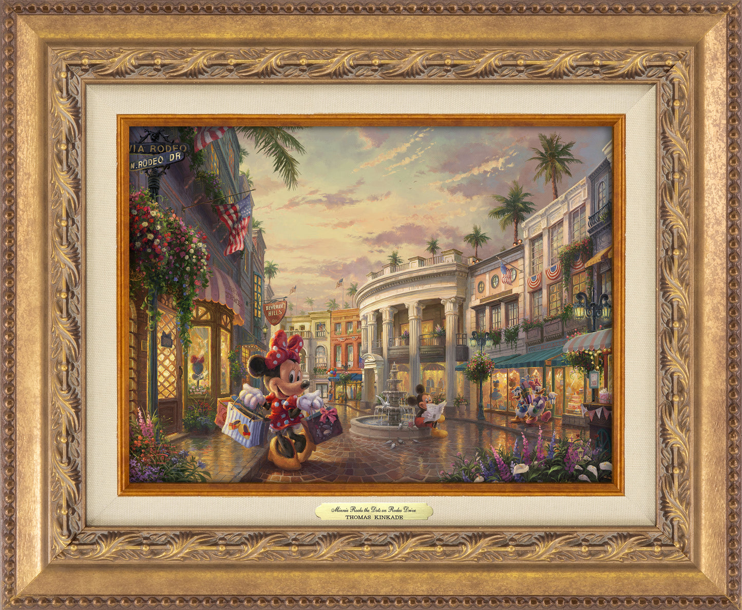 Disney Minnie Rocks the Dots on Rodeo Drive - Canvas Classics