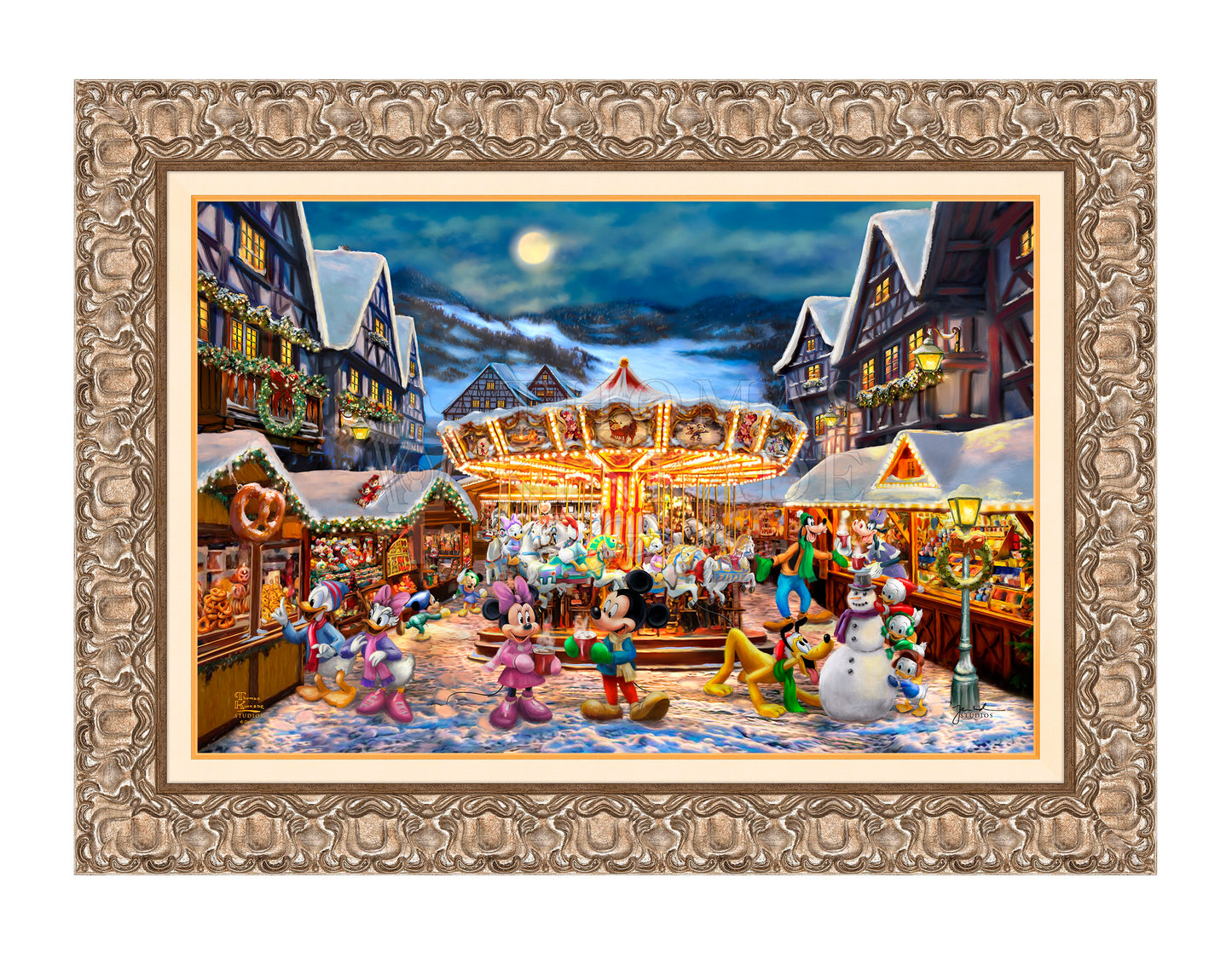 Disney Mickey and Minnie Christmas Market - Jewel Edition Art
