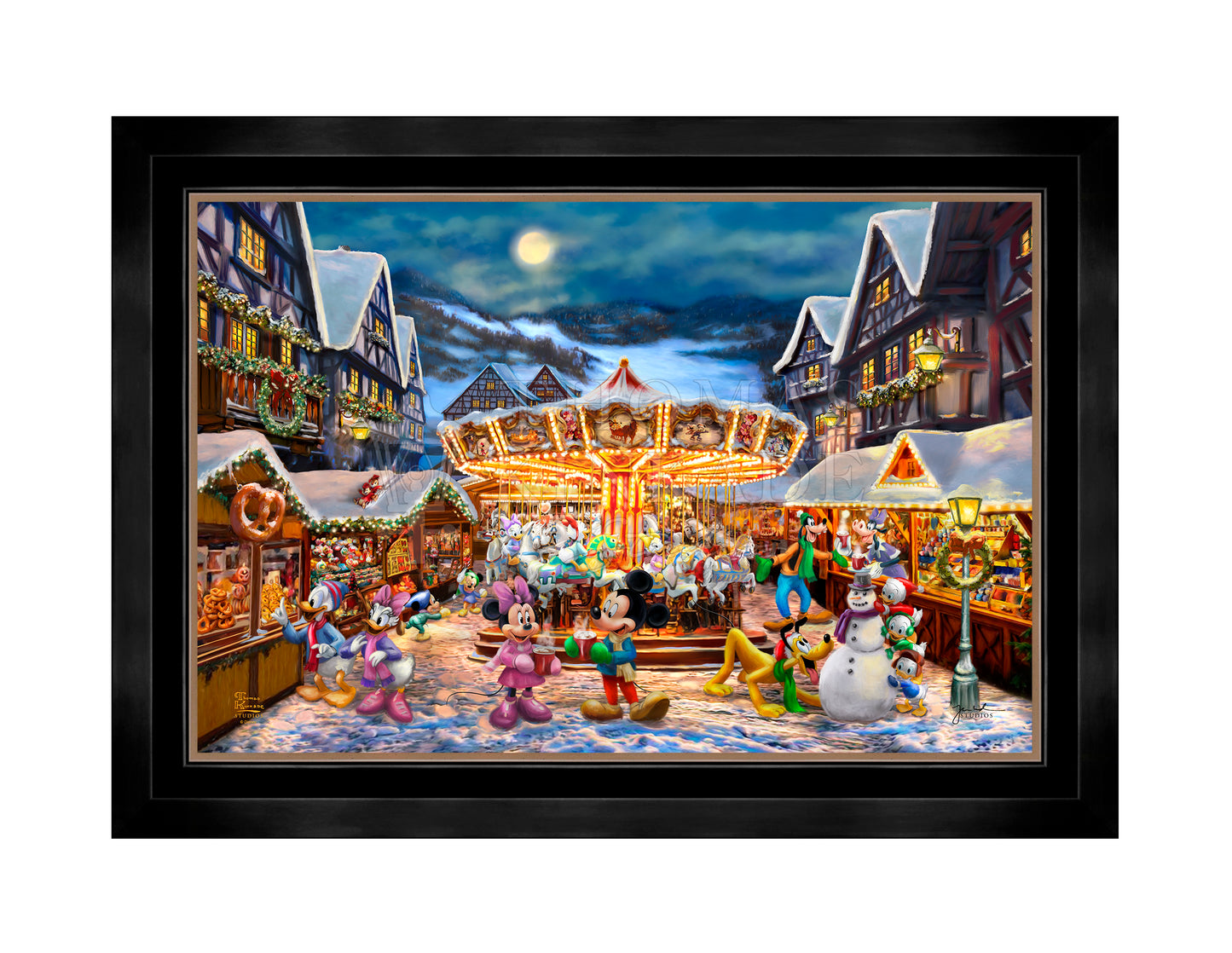 Disney Mickey and Minnie Christmas Market - Jewel Edition Art