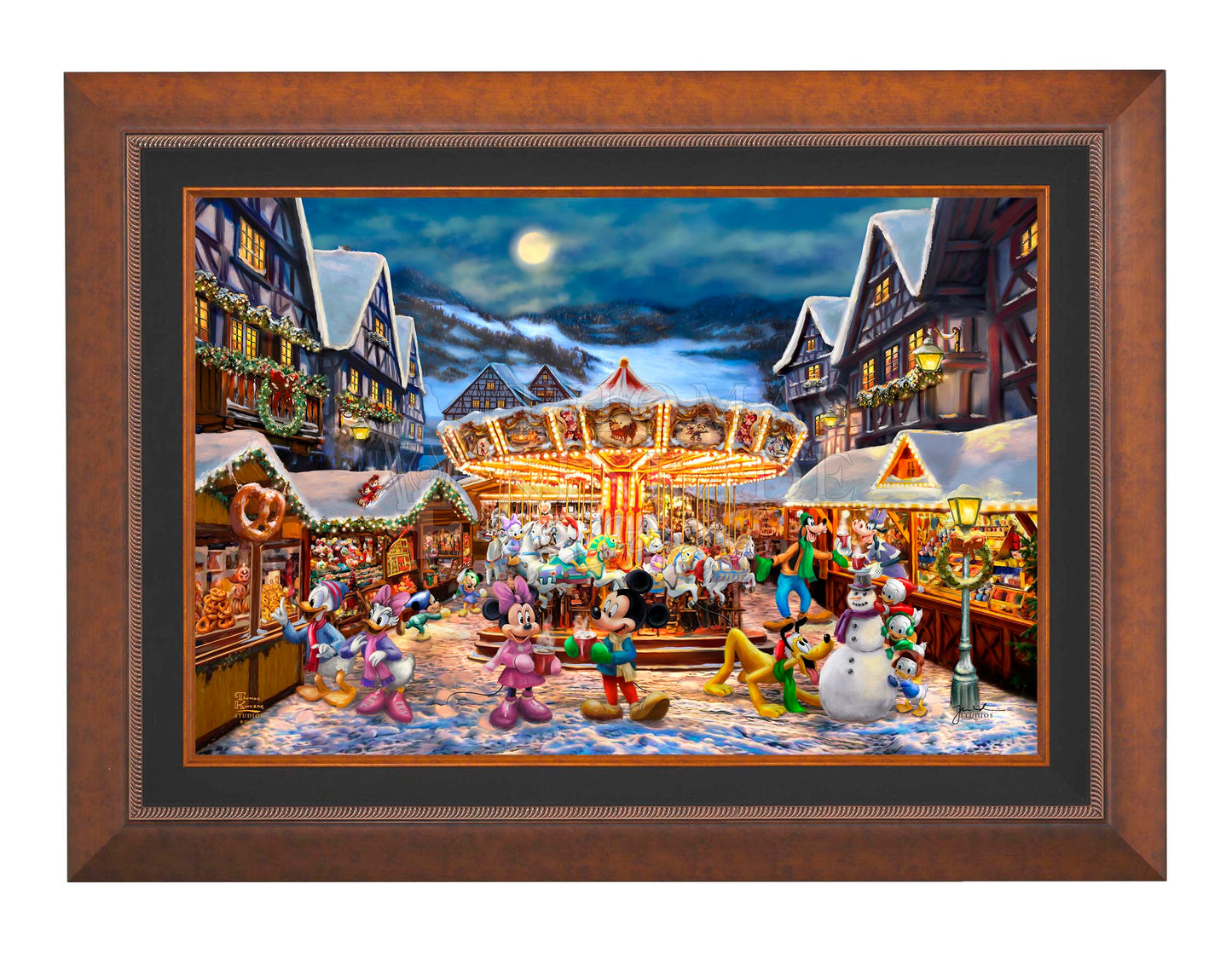 Disney Mickey and Minnie Christmas Market - Jewel Edition Art