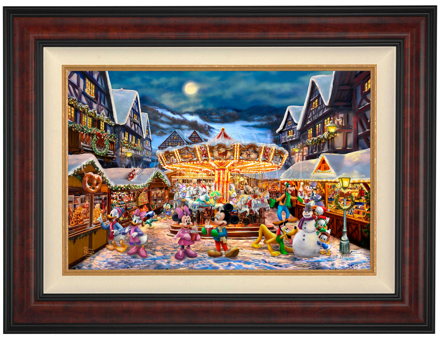 Disney Mickey and Minnie Christmas Market - Jewel Edition Art