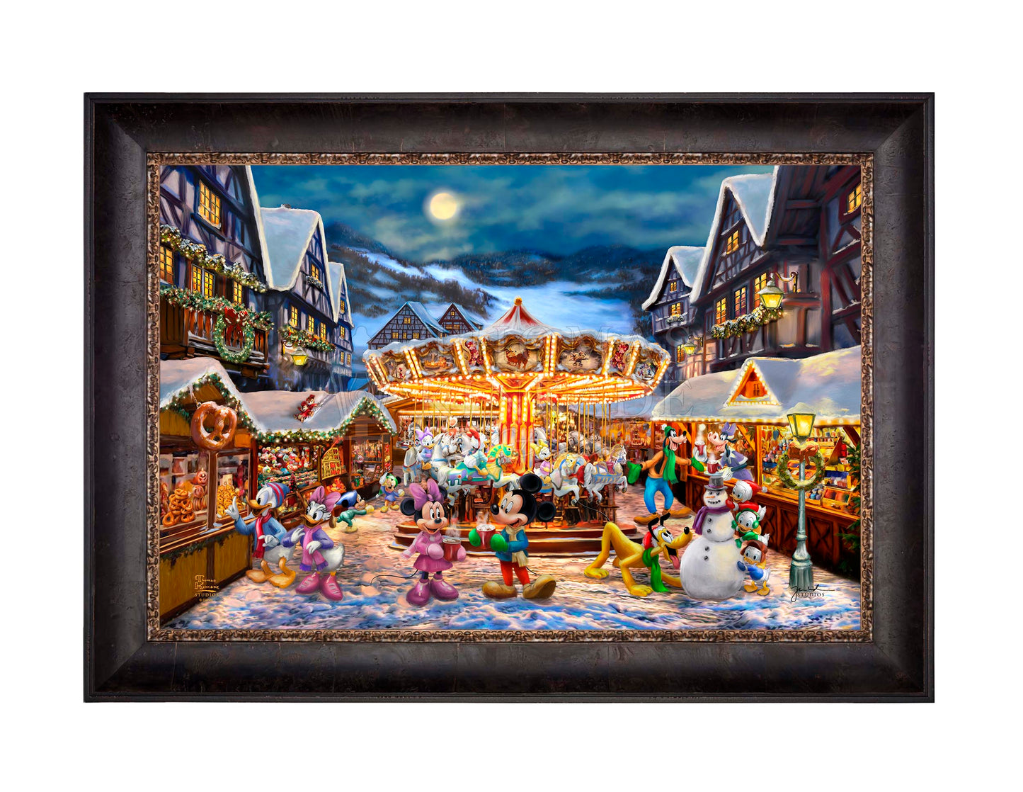 Disney Mickey and Minnie Christmas Market - Jewel Edition Art
