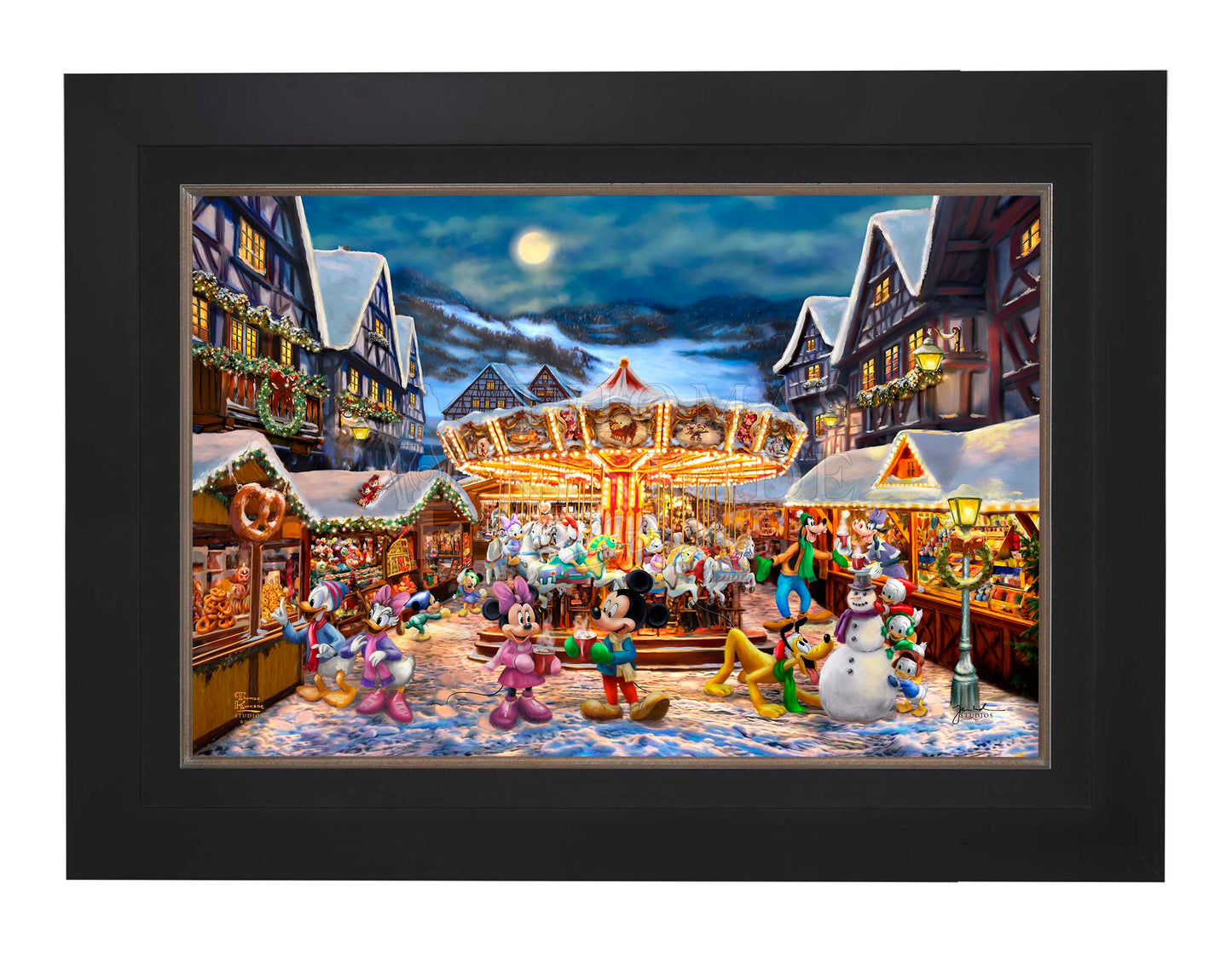 Disney Mickey and Minnie Christmas Market - Jewel Edition Art