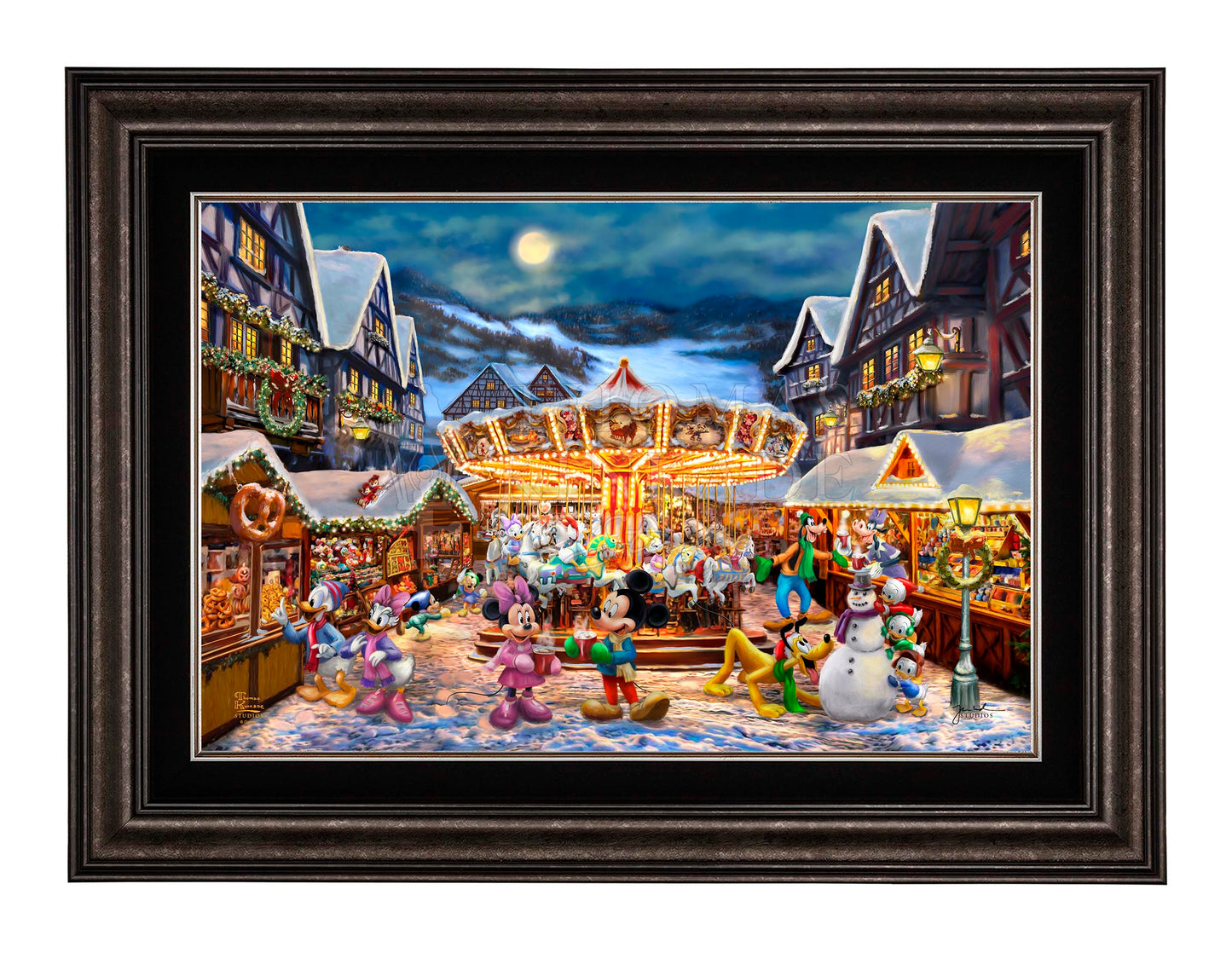 Disney Mickey and Minnie Christmas Market - Jewel Edition Art