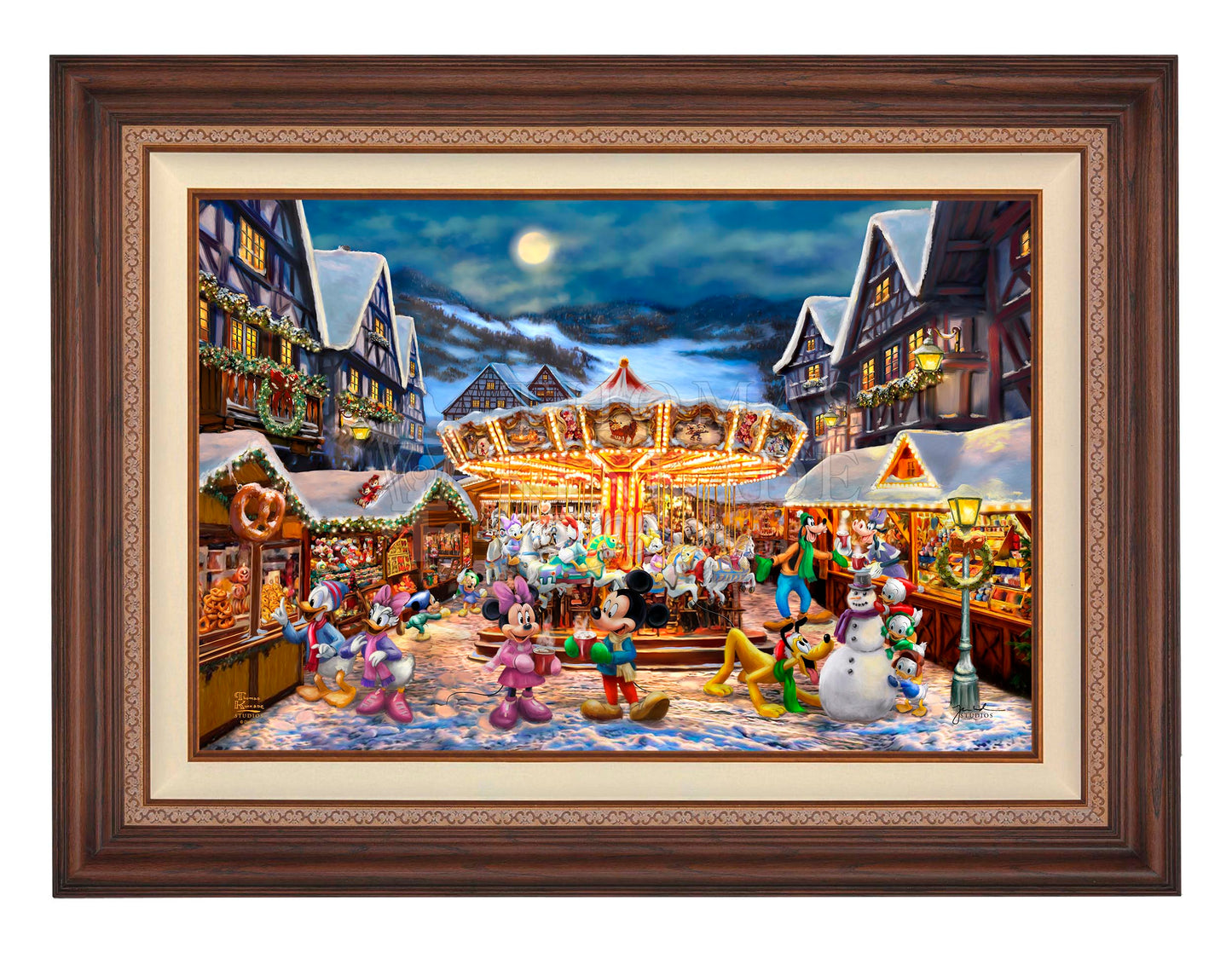 Disney Mickey and Minnie Christmas Market - Jewel Edition Art