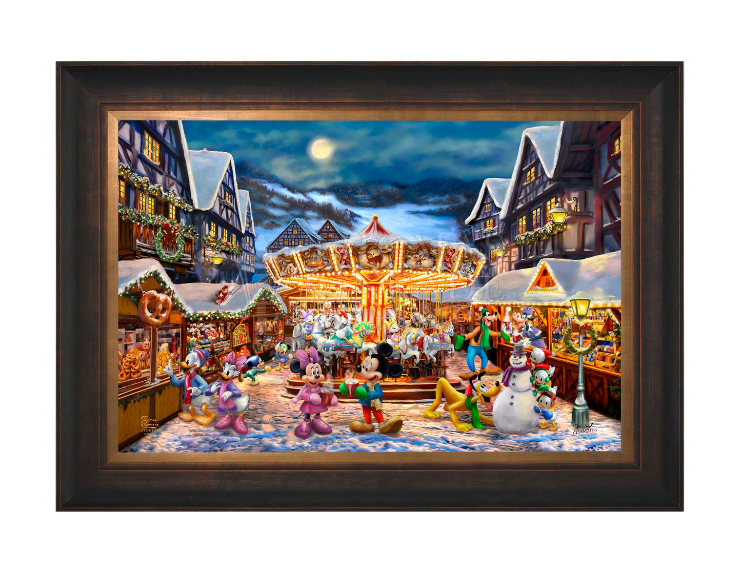Disney Mickey and Minnie Christmas Market - Jewel Edition Art