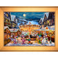 Disney Mickey and Minnie Christmas Market - Limited Edition Canvas