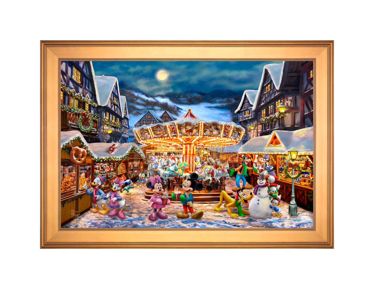 Disney Mickey and Minnie Christmas Market - Jewel Edition Art