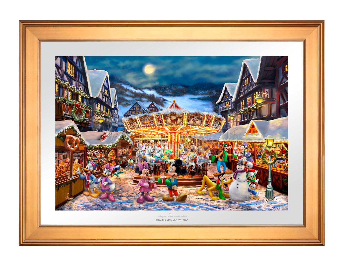 Disney Mickey and Minnie Christmas Market - Limited Edition Paper