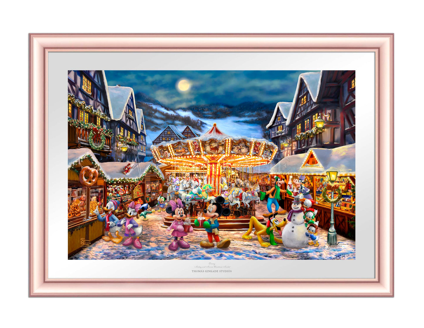 Disney Mickey and Minnie Christmas Market - Limited Edition Paper