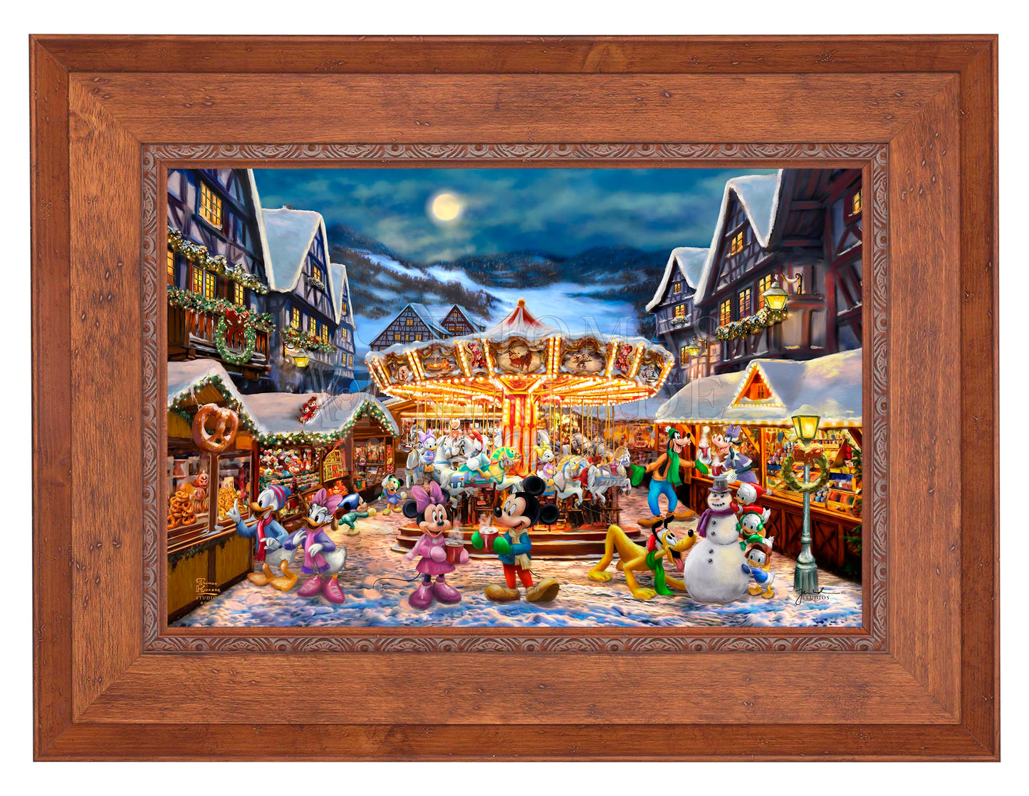 Disney Mickey and Minnie Christmas Market - Jewel Edition Art