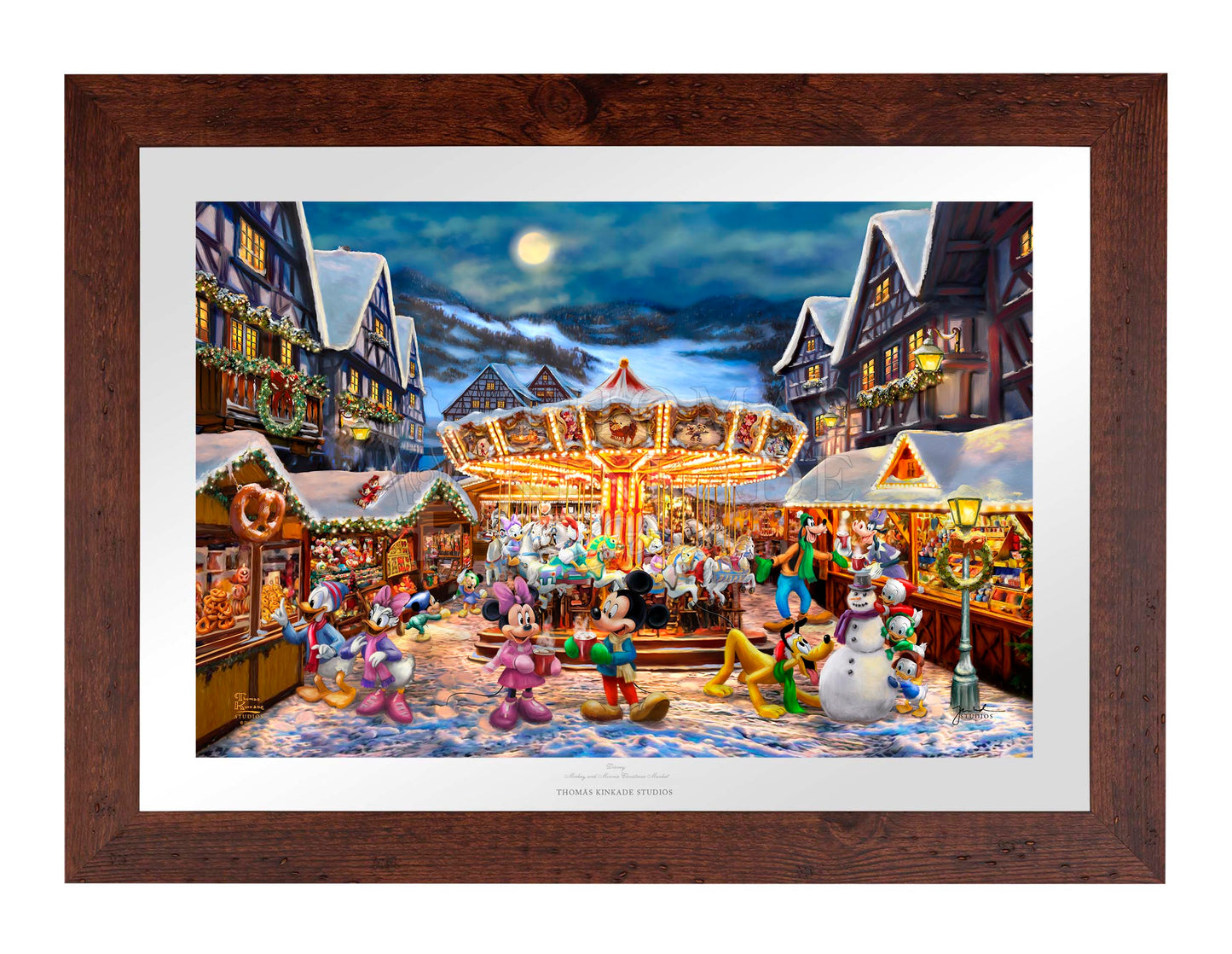 Disney Mickey and Minnie Christmas Market - Limited Edition Paper