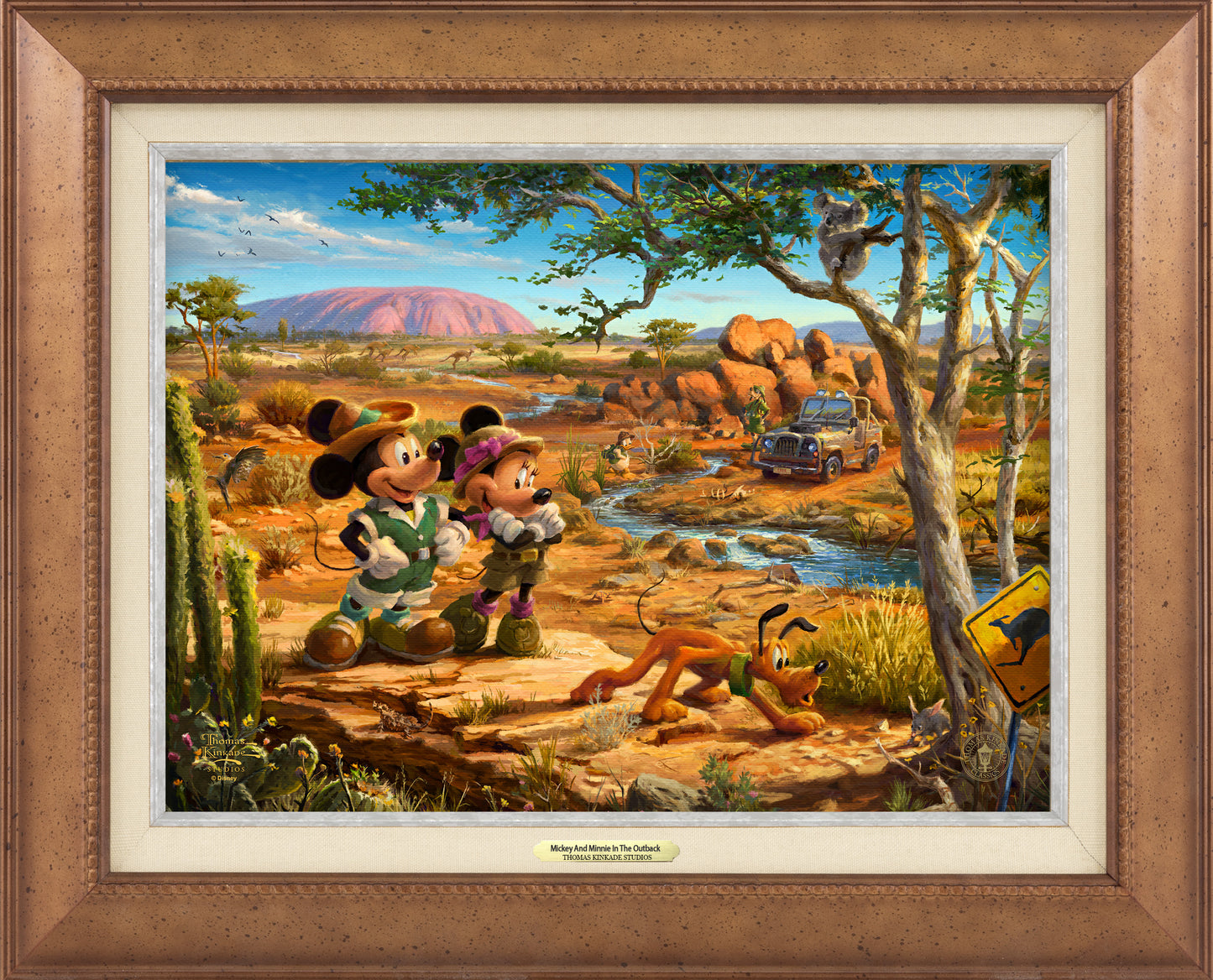 Disney Mickey and Minnie in the Outback - Canvas Classics