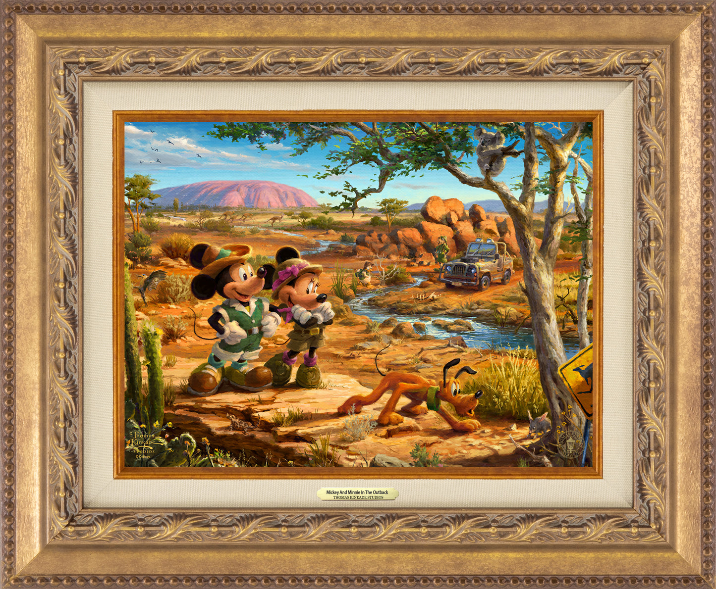 Disney Mickey and Minnie in the Outback - Canvas Classics