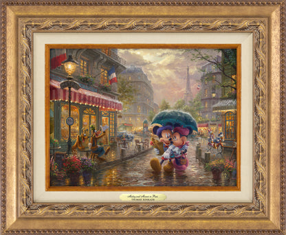 Disney Mickey and Minnie in Paris - Canvas Classics