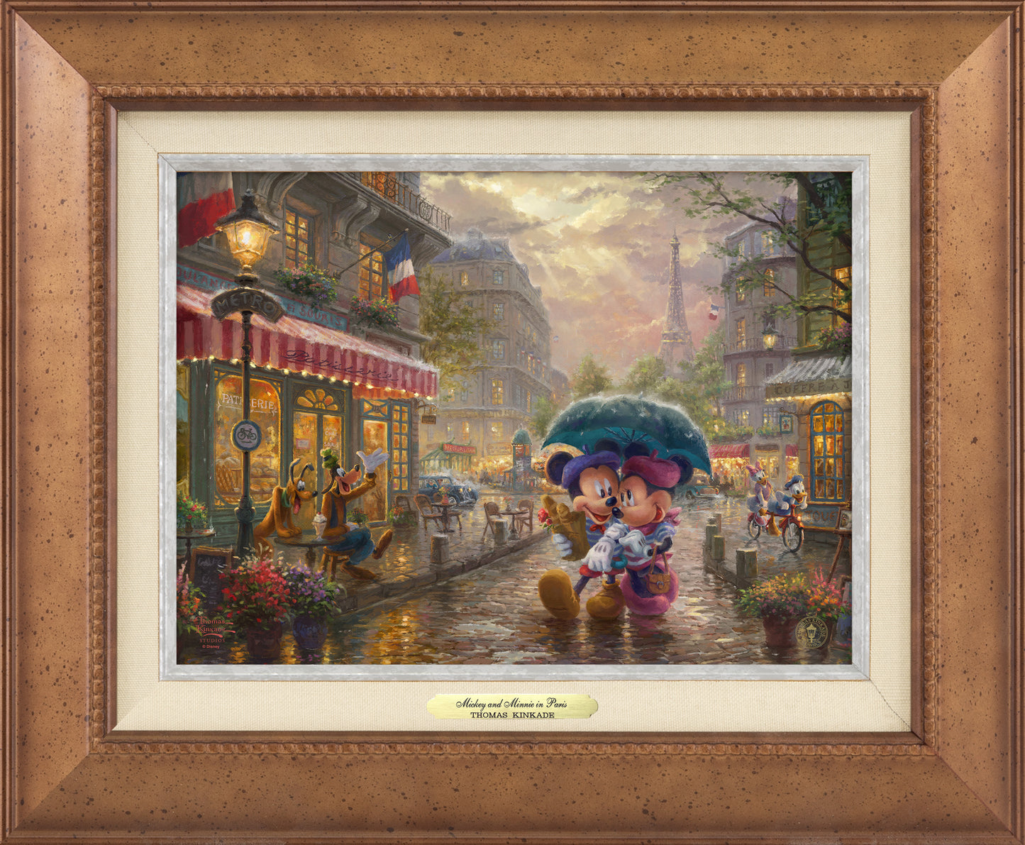 Disney Mickey and Minnie in Paris - Canvas Classics