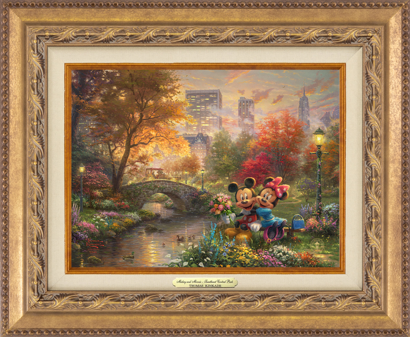 Shop Disney Mickey and Minnie - Sweetheart Central Park - Canvas