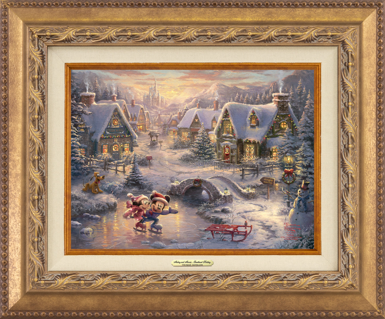Disney Mickey and Minnie - Sweetheart Holiday - Canvas Classics
